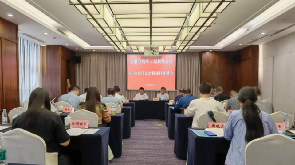 太陽(yáng)雨應(yīng)邀參加安徽省殘疾人福利基金會(huì)項(xiàng)目推進(jìn)會(huì)